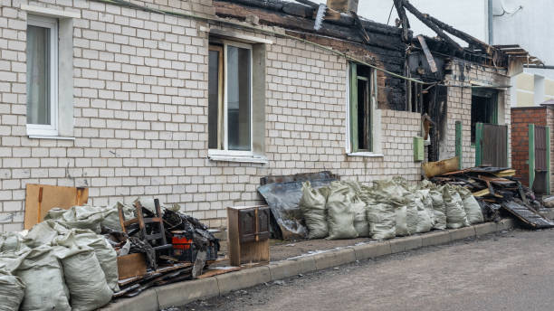 Professional Emergency Fire Cleanup technician working in Grenloch, NJ